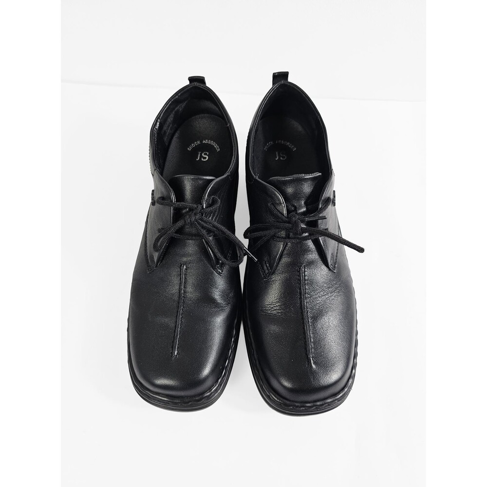 Josef Seibel Size 40 US 9/9.5 Trisha Black Leather Oxford